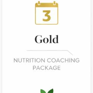 Gold Nutrition Coaching Package (3 Months)