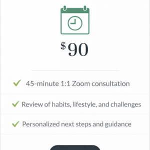 One-Time Nutrition Assessment